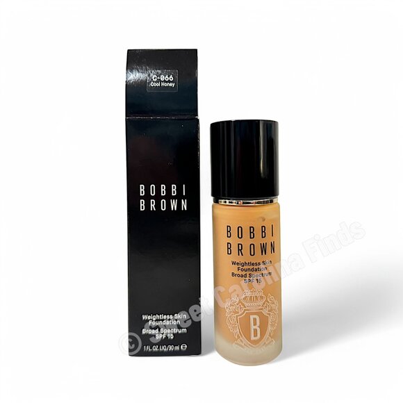 Bobbi Brown C-066 COOL HONEY Skin Long-Wear Weightless‎ Foundation 1 oz/30mL NEW - Picture 1 of 4
